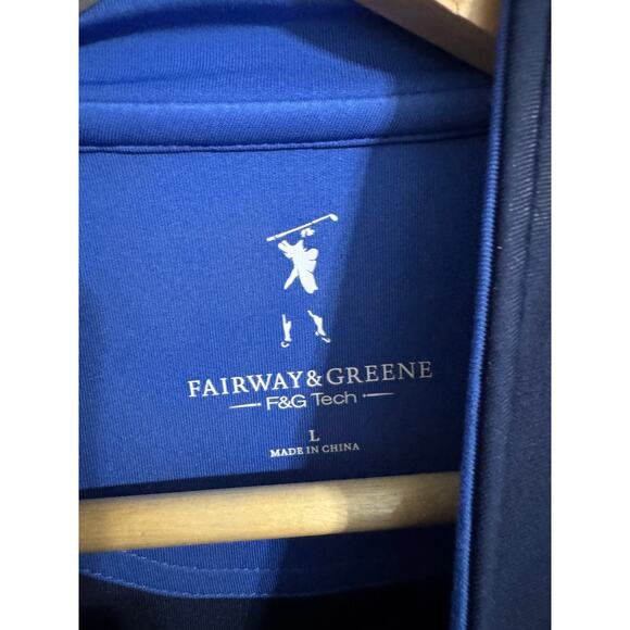 Fairway & Greene Tech Quarter Zip Golf Pullover Size Large - Picture 3 of 5